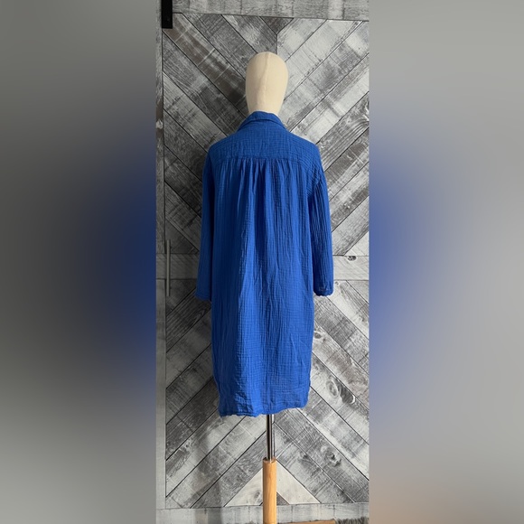 MICHAEL STARS NWOT CECILY DOUBLE GAUZE SHIRT DRESS - Picture 7 of 10